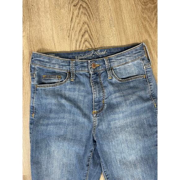 Universal Thread High Rise Skinny Jeans Women’s Size‎ 2 Blue Stretch Denim - Picture 3 of 9